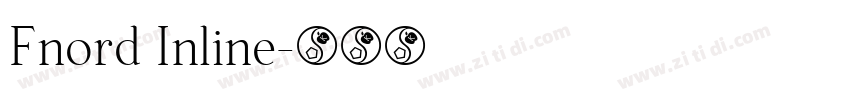 Fnord Inline字体转换